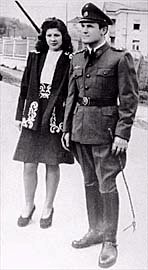 Sakic in Nazi uniform